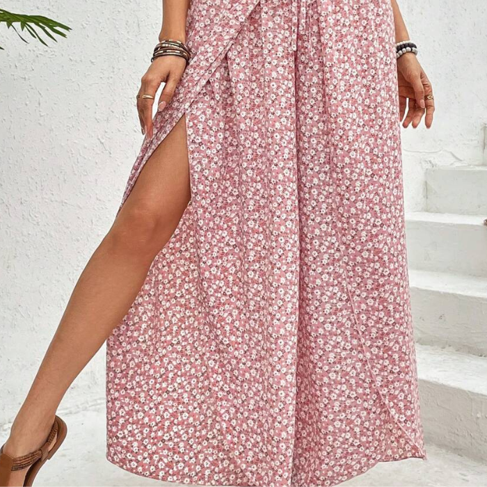 Pantalon Rose Doux à Poches Latérales - L'Élégance au Quotidien