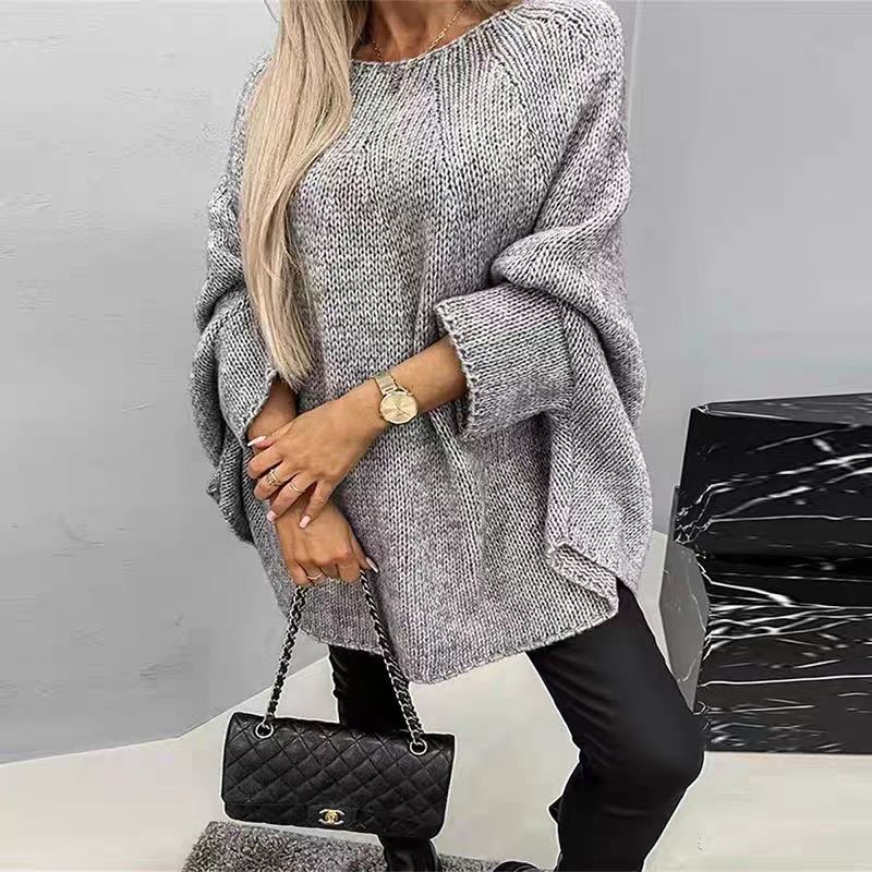 Pull Cape en Tricot - Élégance et Chaleur pour un Hiver Chic